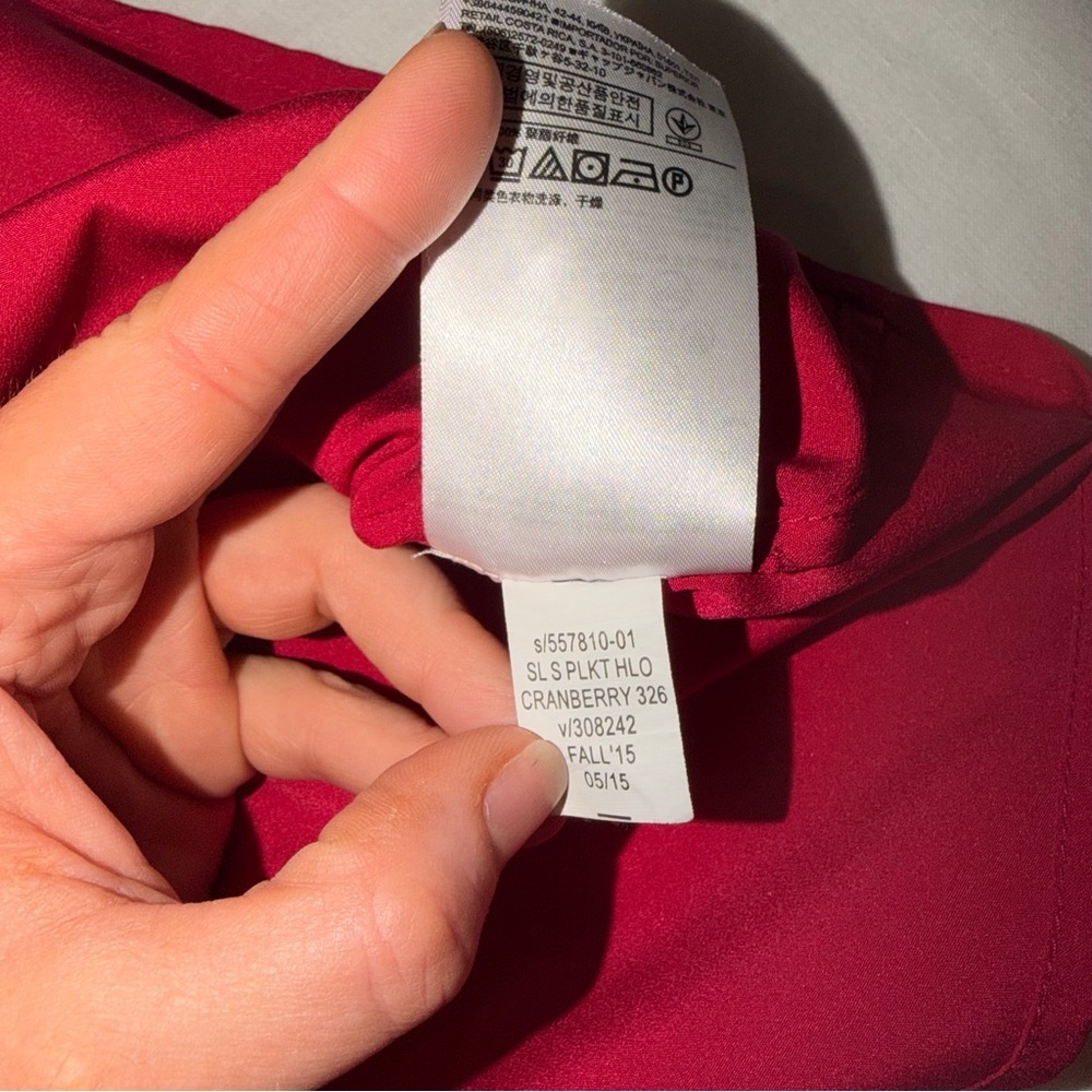 Banana Republic Pink Sleeveless Split Neck Blouse Career Top S - Picture 6 of 7